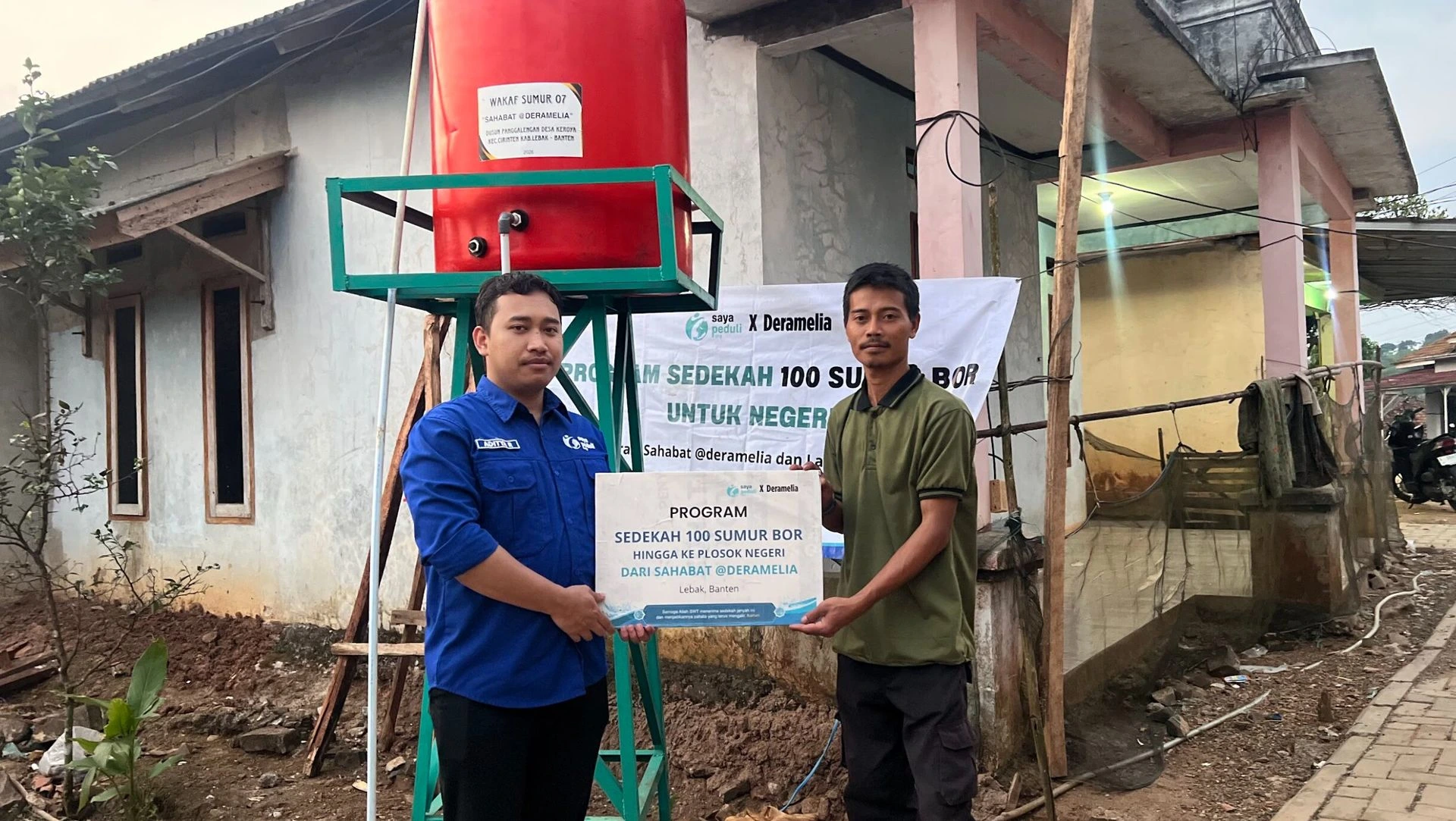 Pembangunan Sumur Bor di Cirinten, Banten, Telah Selesai