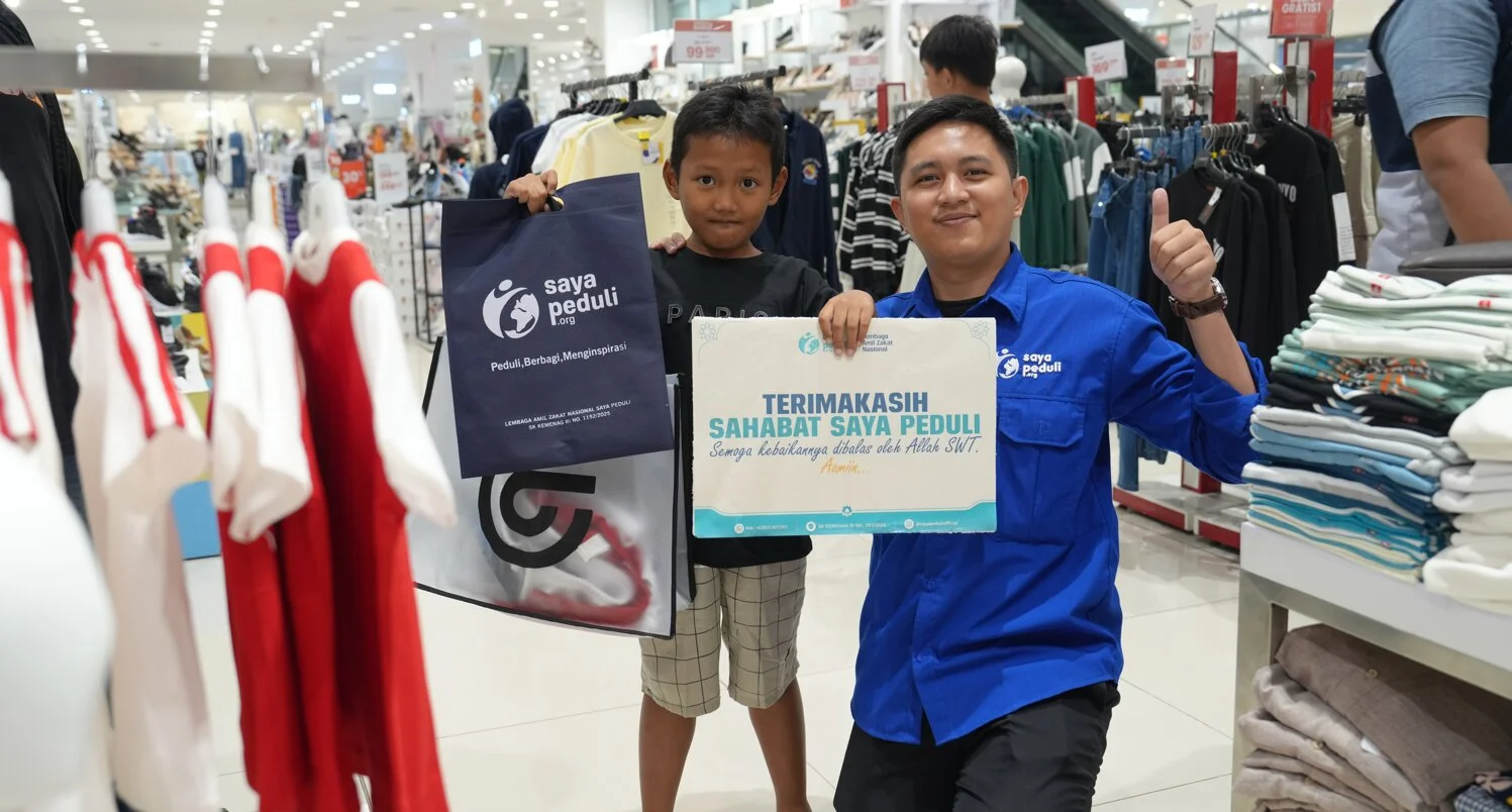 Senyum Bahagia Belanja Ceria Bersama Anak Yatim, Dhuafa, dan Difabel