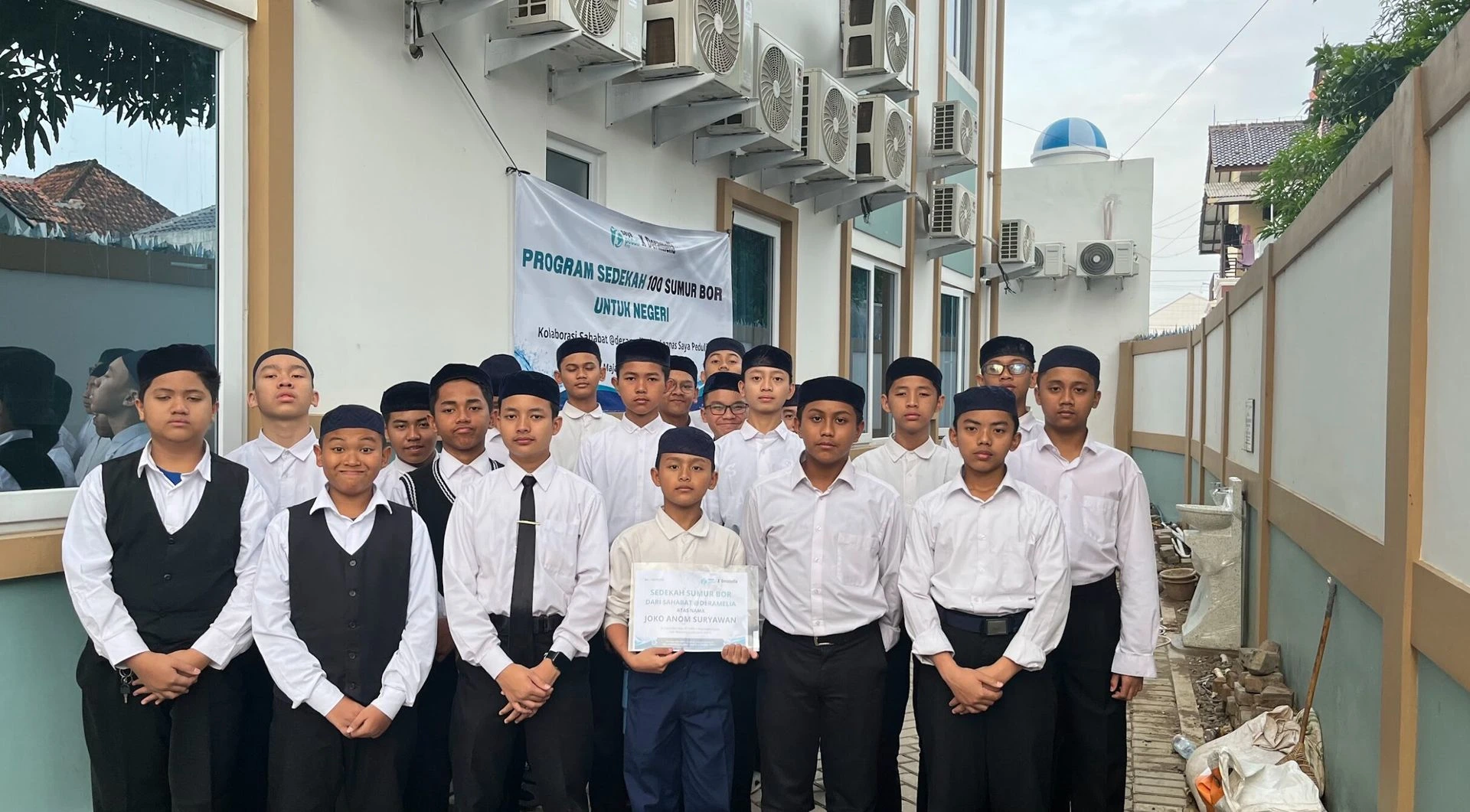 Pembangunan Sumur Bor di Pondok Pesantren Tahfidz Majalengka Telah Selesai