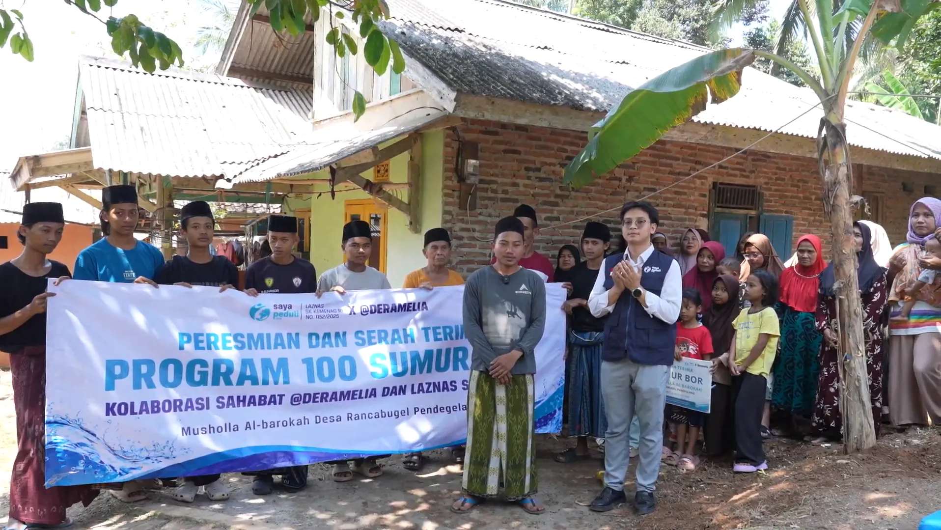 Pembangunan Sumur Bor di Mushola Kampung Dukuh Pandeglang Telah Selesai