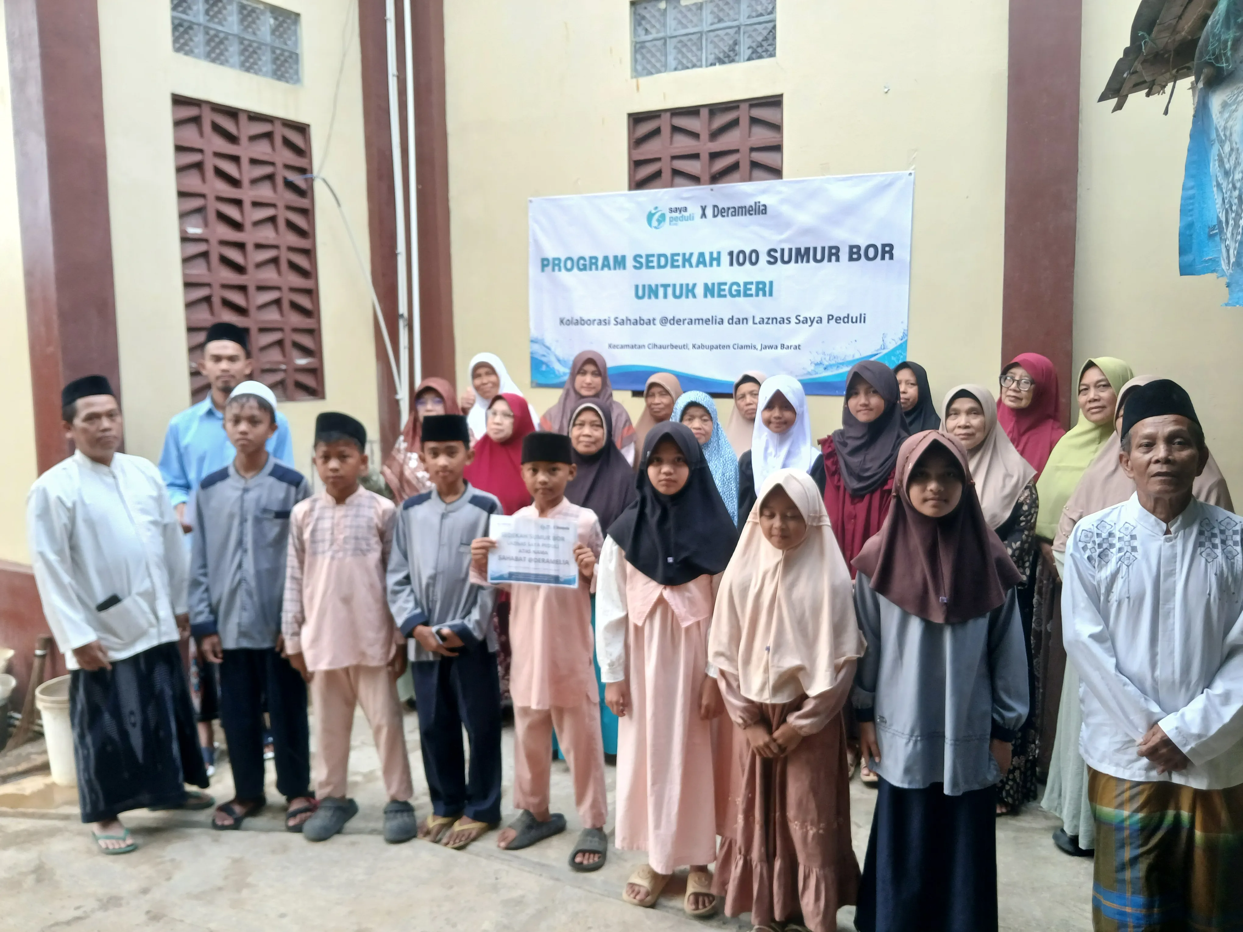 Pembangunan Sumur Bor di Cihaurbeuti Ciamis Telah Selesai