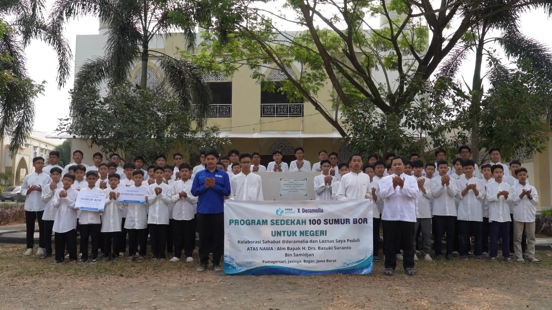 Pembangunan Sumur Bor di Pondok Tahfidz Jasinga 2 Bogor Telah Selesai